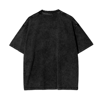 Blotch Tag Acid Wash Oversized t-shirt